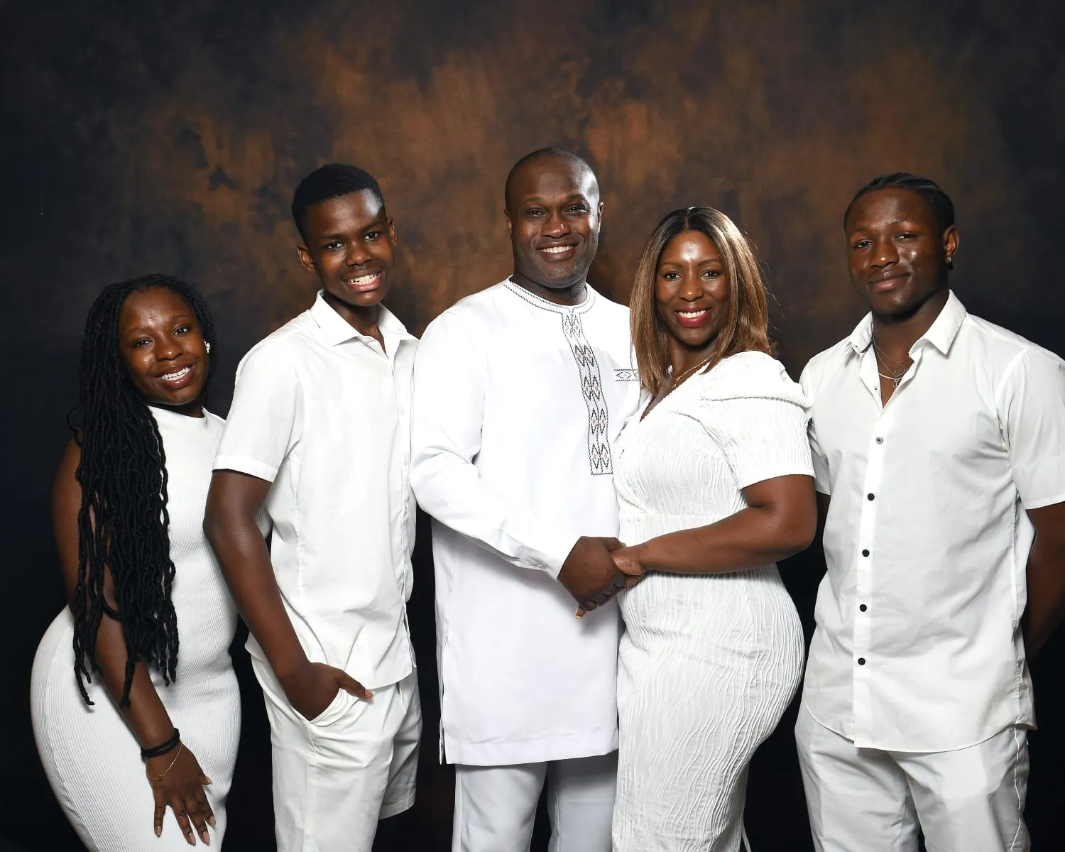 Pastor Abdul and Michelle Yussuf with their two sons and daughter
